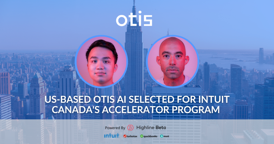 Otis AI proud to be only US-based company selected for Intuit Canada’s Prosperity Accelerator